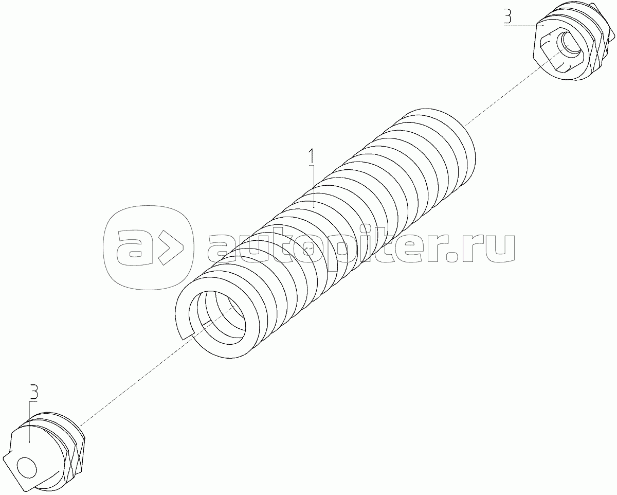 Пружина (142.03.00.580), Иллюстрация действительна для техники, произведенной с 20051228