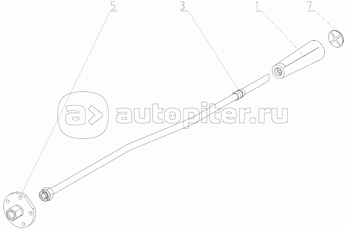 Трубка фильтрующая (РСМ-100.84.01.170), Иллюстрация действительна для техники, произведенной с 20100101