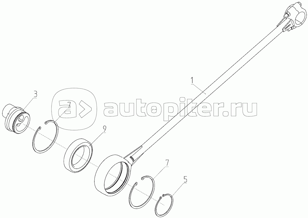 Шатун (152.21.00.240), Иллюстрация действительна для техники, произведенной с 20110501