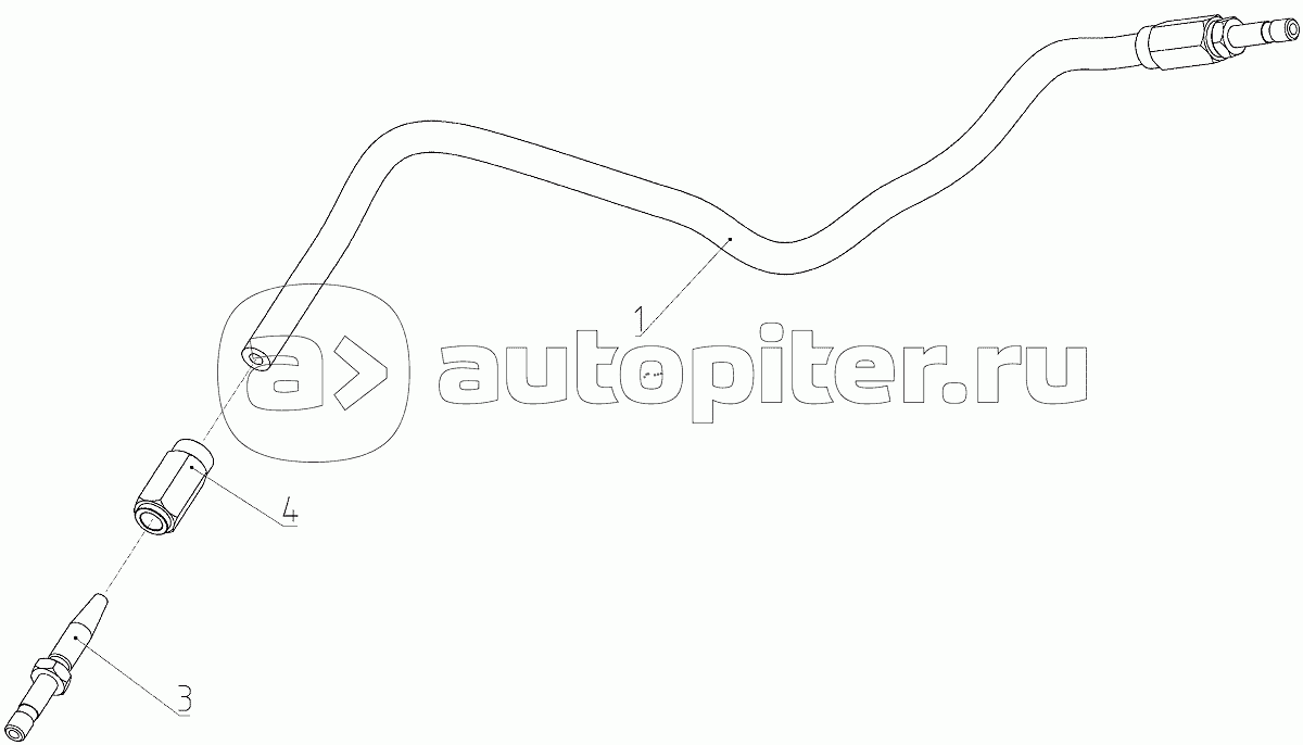 Рукав (142.46.00.300), Иллюстрация действительна для техники, произведенной с 20051112