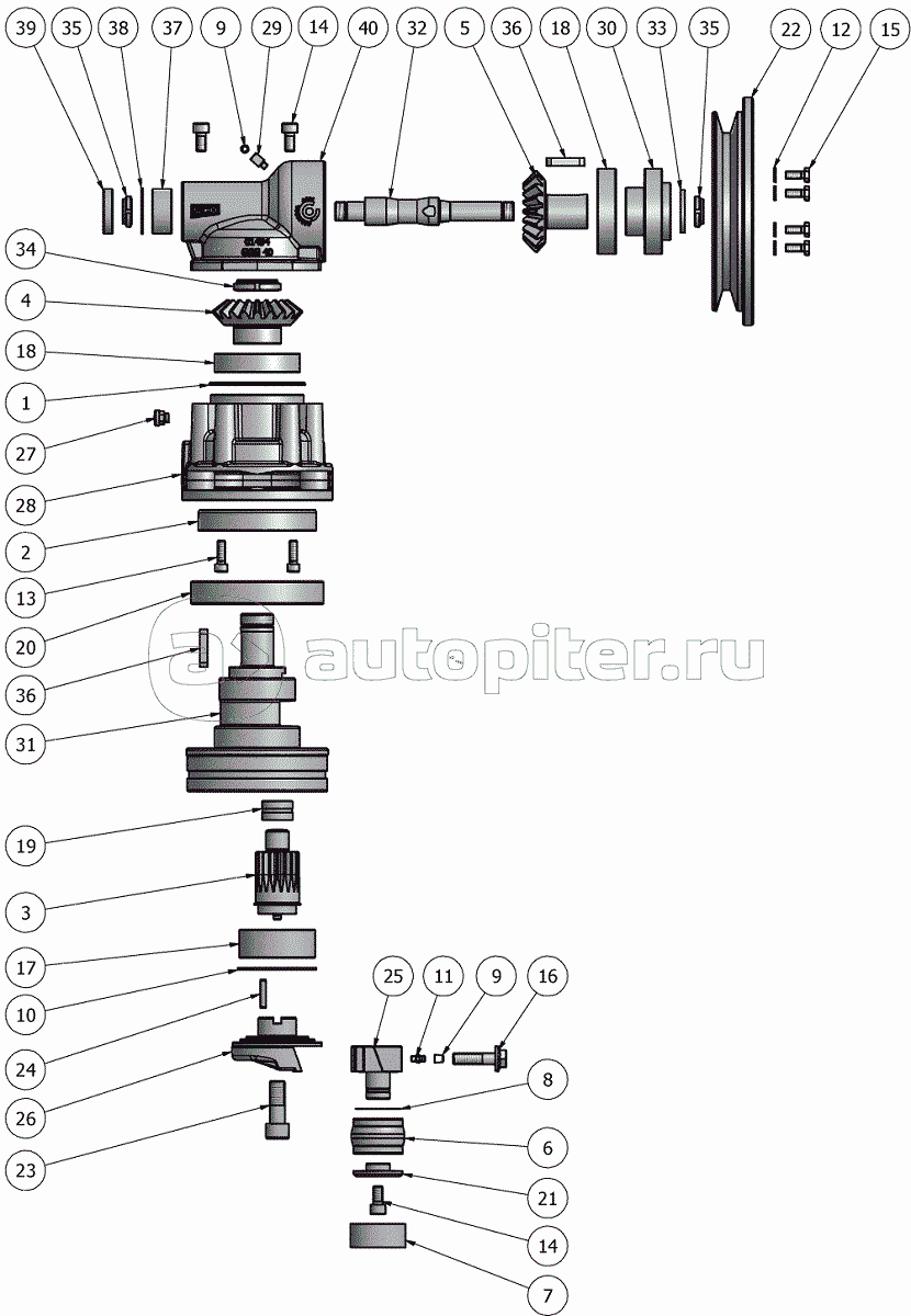 Редуктор Pro-Drive (85MVv GKF RS20 15515.01)