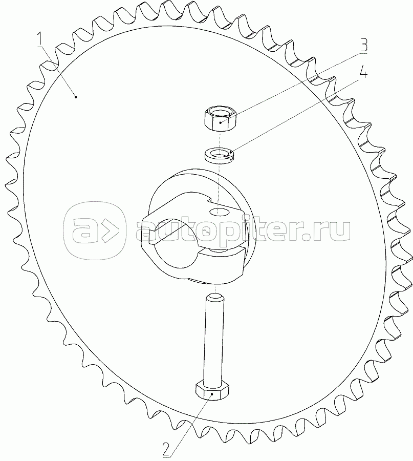 Звездочка (081.27.00.230), Иллюстрация действительна для техники, произведенной с 20051101
