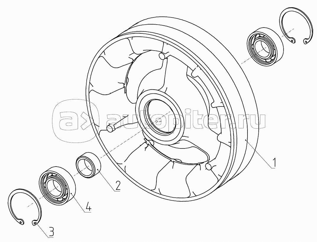 Шкив РСМ-10.14.00.150А с 20131201 по 20160215