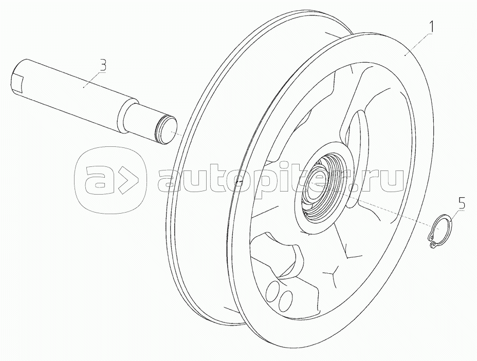 Шкив 181.28.05.370 с 20080221 по 20150318