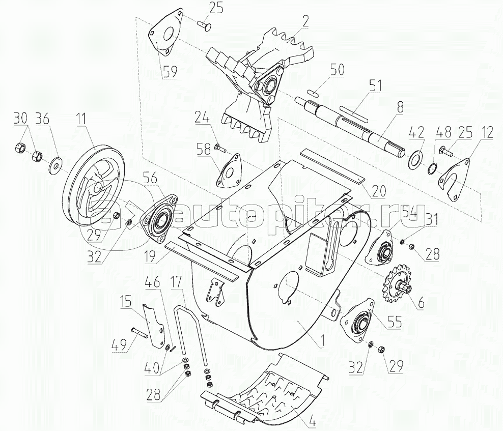 Устройство домолачивающее 102.30.39.000 с 20120501