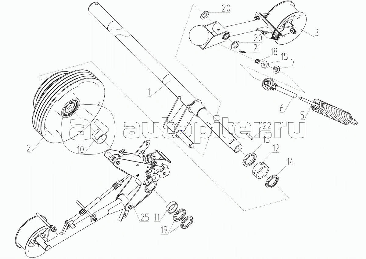 Контрпривод молотилки 101.01.10.000-01 с 20071101