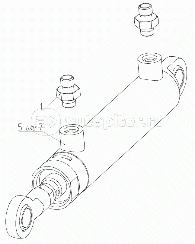 Гидроцилиндр РСМ-100.21.31.430 с 20110502