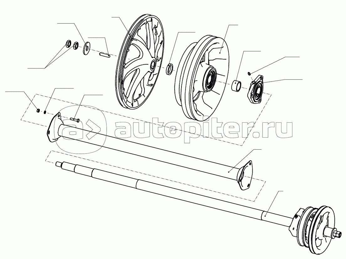 Контрпривод задний 102.30.09.000Ф с 20120401