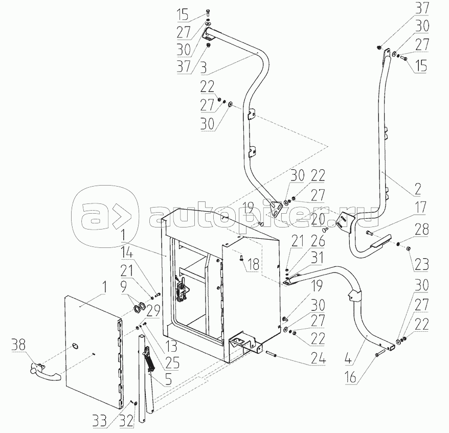 Установка инструментального ящика 102.01.12.100 с 20120501