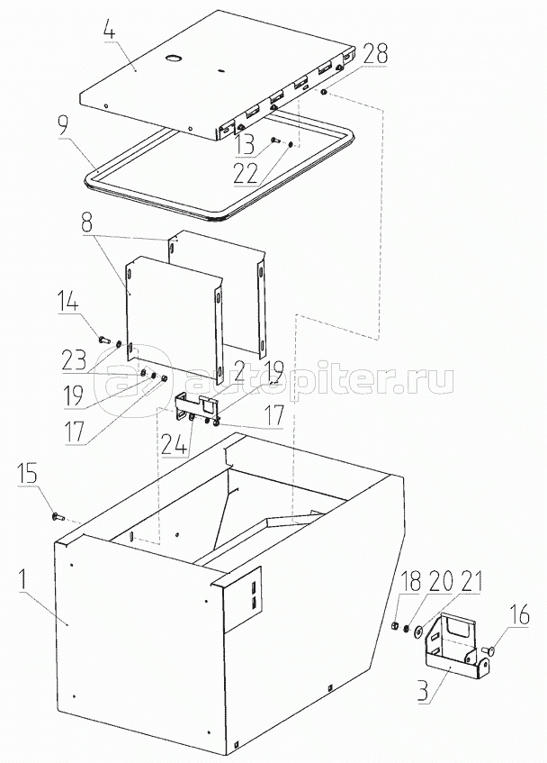 Ящик инструментальный 102.01.12.110 с 20120501