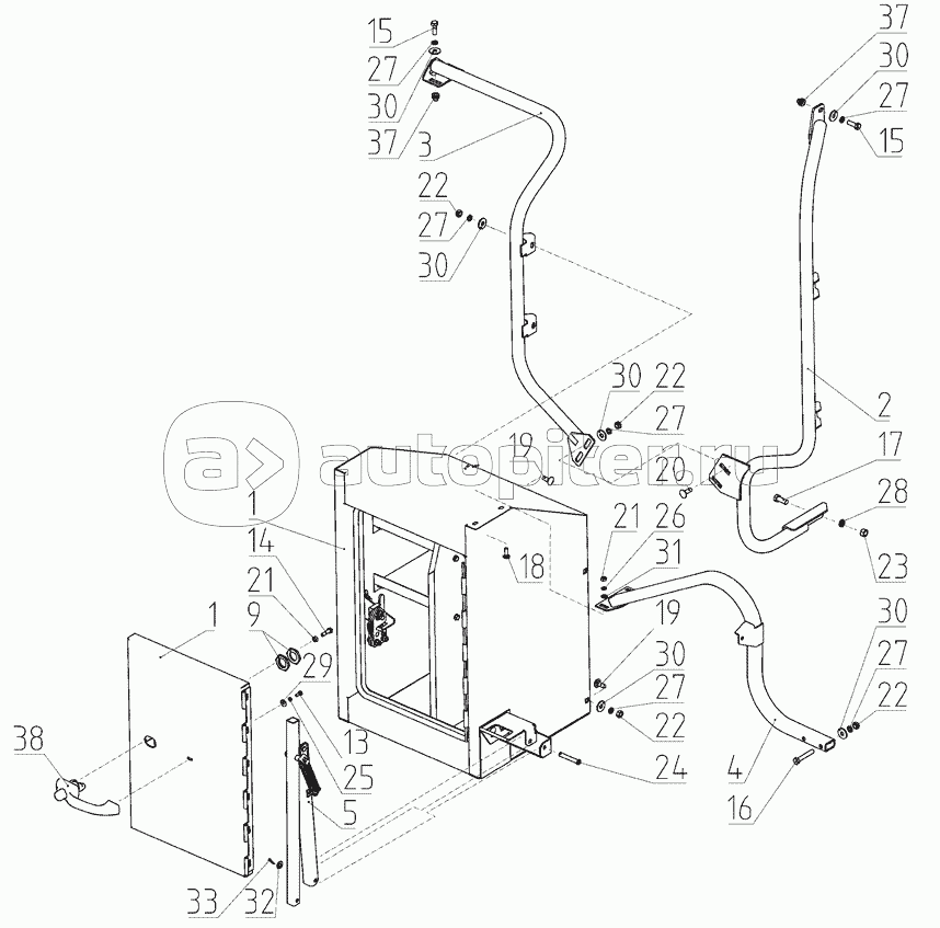 Установка инструментального ящика 102.01.12.100 с 20120501