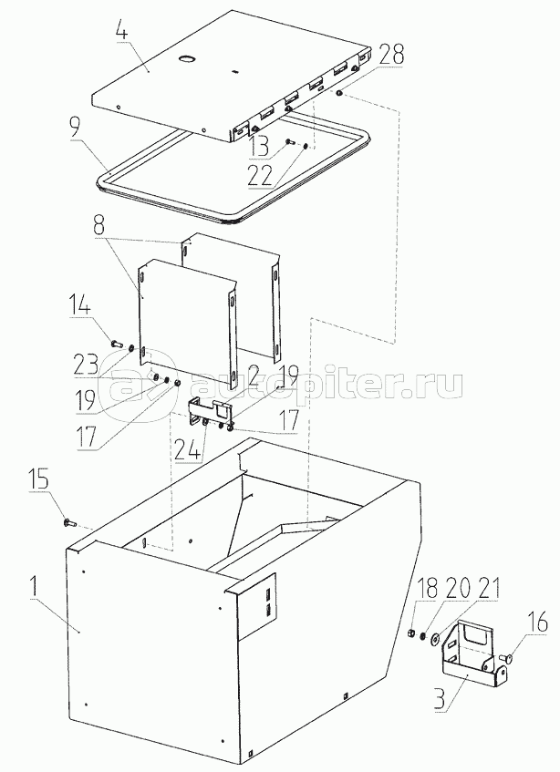 Ящик инструментальный 102.01.12.110 с 20120501