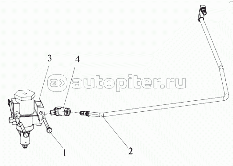 Регулятор давления с воздухоочистителем в сборе
