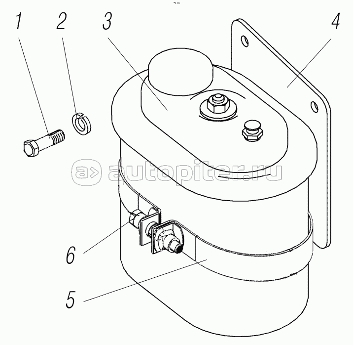 Установка масляного бачка;Oil Tank Installation