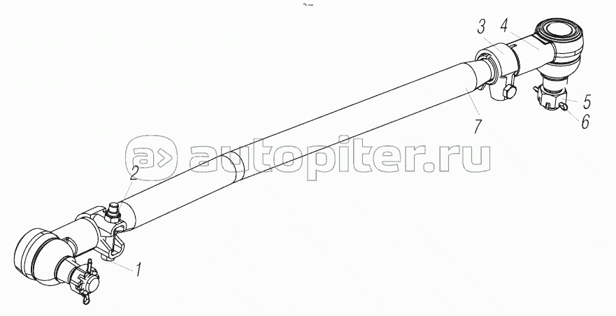 Тяга сошки 180-3414010-20;Pitman Arm Tie Rod