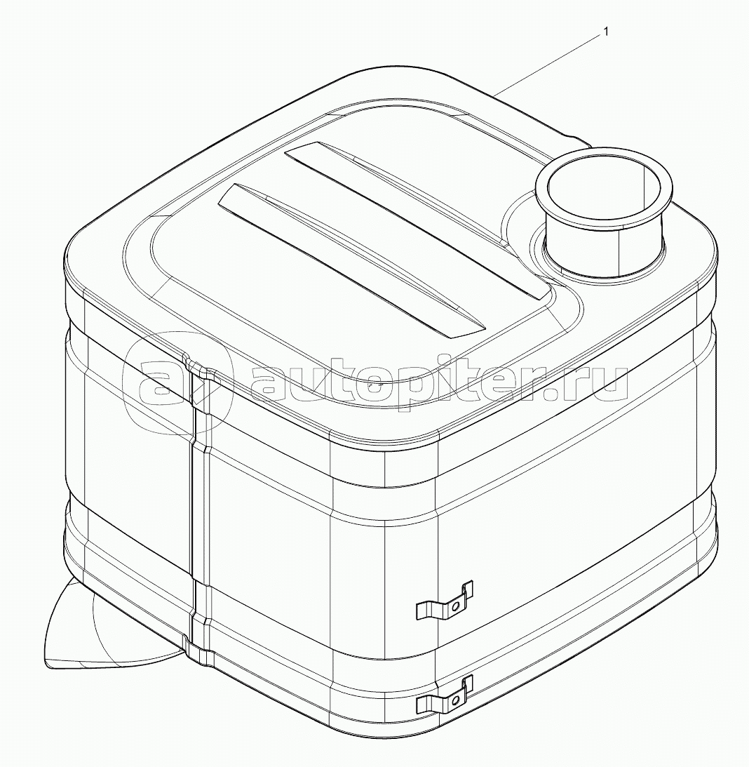 Single Transport Parts Attached to Engine Group