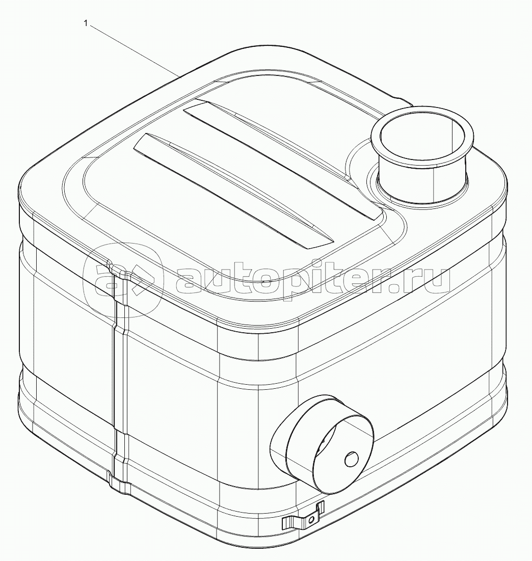 Single Transport Parts Attached to Engine Group