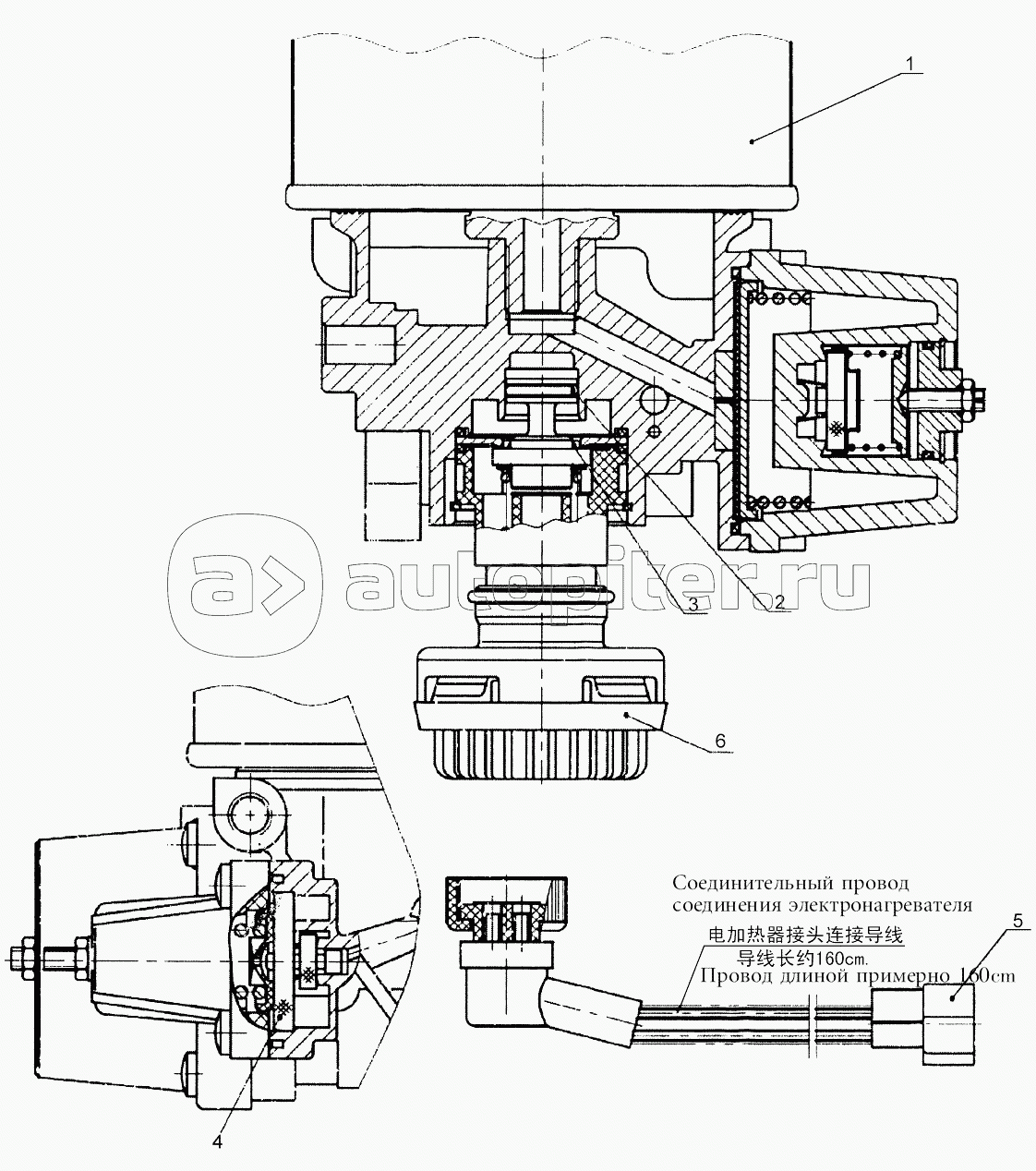 Сушительный клапан в сборе (252904515) LW500KN