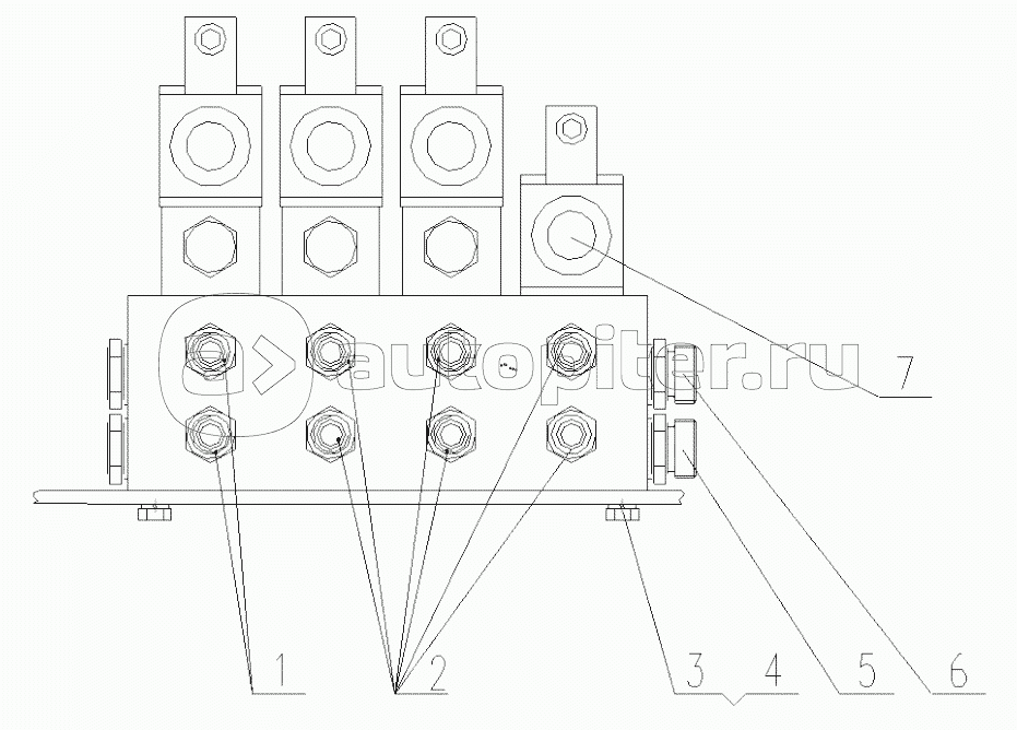 425802384 Hydraulic System (Clamp Valve (on the Clamp))