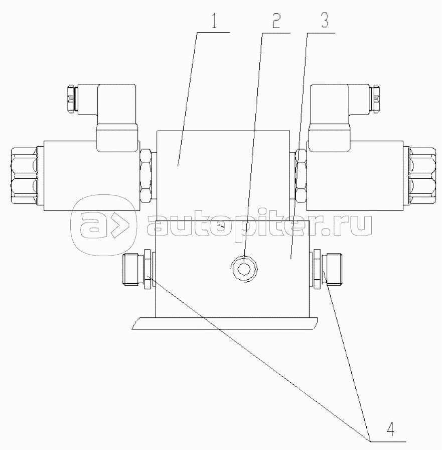 425802384 Hydraulic System (Solenoid Valve (in the Engine Hood & Covers))