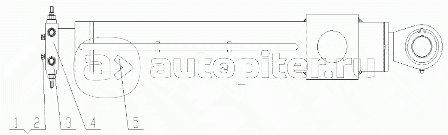 425802384 Hydraulic System (Drill Sliding Cylinder (under the Drill Frame))