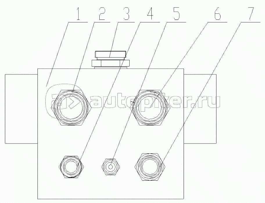425802384 Hydraulic System (return valve in the Engine Hood & Covers)
