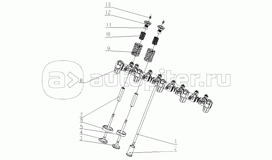 E0300-1007000 Система управления клапанами в сборе