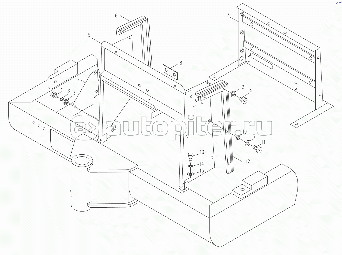MULTI-CIRCUIT-VALVE FRAME (Applicable to 801, 801B, 801J, 801L models)