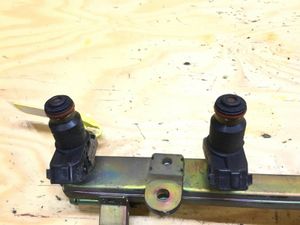 Б/У 16450PLD003 Форсунка HONDA STREAM    КОМПЛЕКТ В СБОРЕ С ТОПЛИВНОЙ РАМПОЙ by1f100500 Б/У запчасти