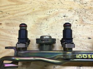 Б/У 16450PLD003 Форсунка HONDA STREAM    КОМПЛЕКТ В СБОРЕ С ТОПЛИВНОЙ РАМПОЙ by1f100500 Б/У запчасти