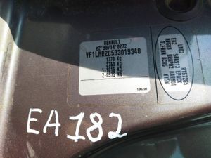 Б/у  7701475247 Накладка декоративная (молдинг) передней левой двери Renault Megane 2 (2002-2009) 20 BY9A1493326 Б/У запчасти